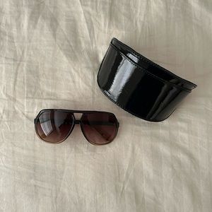 SLY sunglasses NWOT brown
